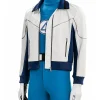 Pedro Pascal Movie Avengers Doomsday 2026 Reed Richards Mr Fantastic Cosplay White Bomber Leather Jacket
