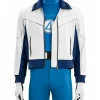 Pedro Pascal Movie Avengers Doomsday 2026 Reed Richards Mr Fantastic Cosplay White Bomber Leather Jacket Front