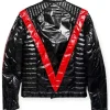 Pharrell Williams Thriller Leather Jacket Back