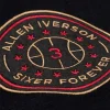 Philadelphia 76ers x Mitchell & Ness Allen Iverson Walk The Tunnel Varsity Jacket Front