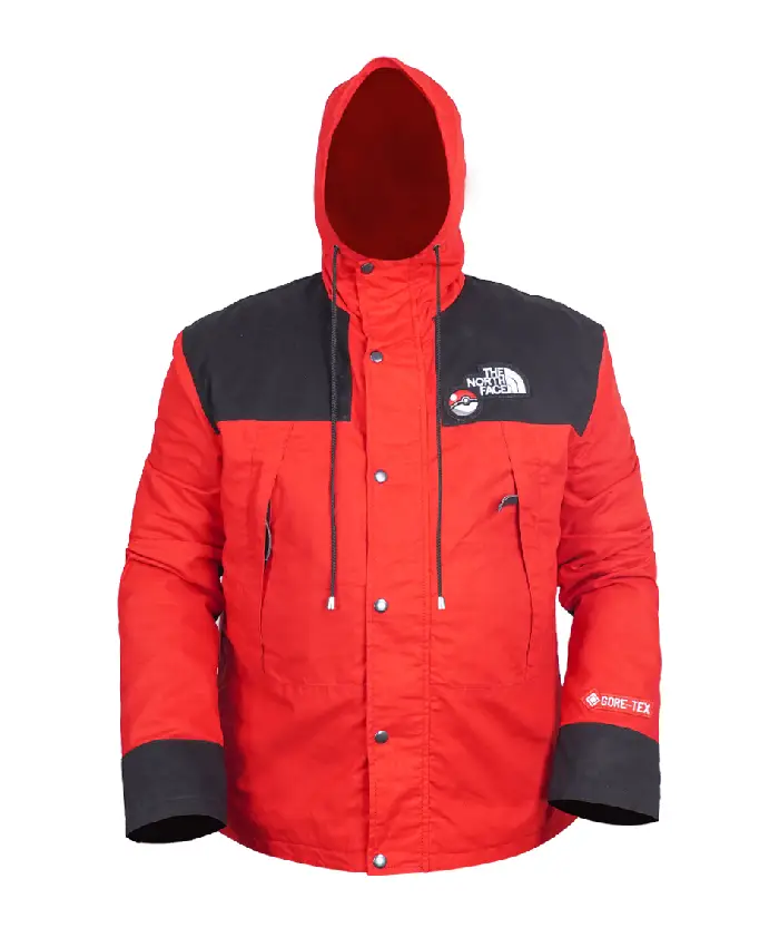 Pokémon x North Face Mountain Red and Black Jackets