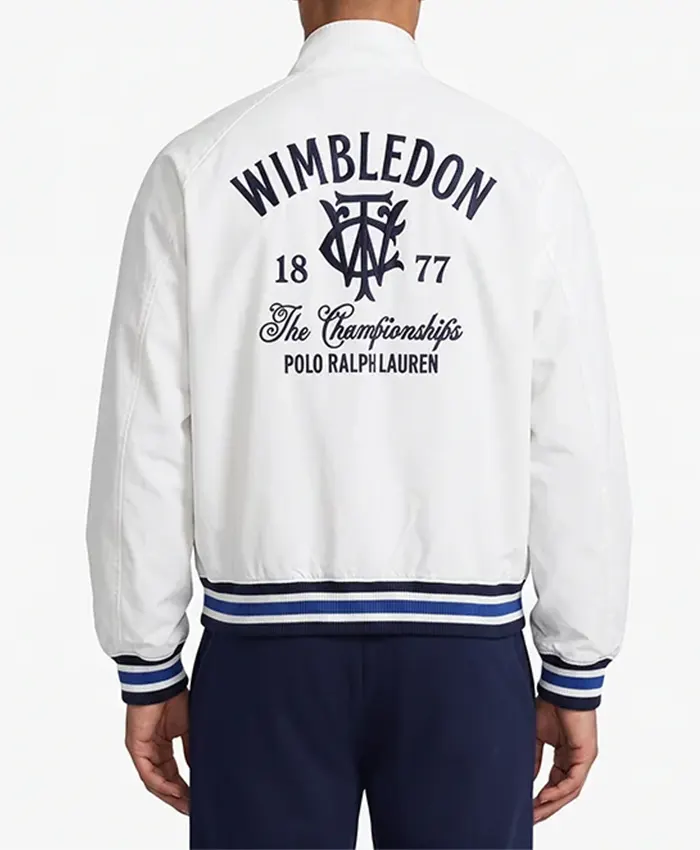 Polo Ralph Lauren Wimbledon 2026 White Jacket Back