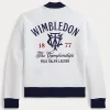 Polo Ralph Lauren x Wimbledon 2026 Fleece Baseball Jacket Back