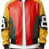 Power Book III S05 Joey Bada$$ 8 Ball Leather Jacket Front