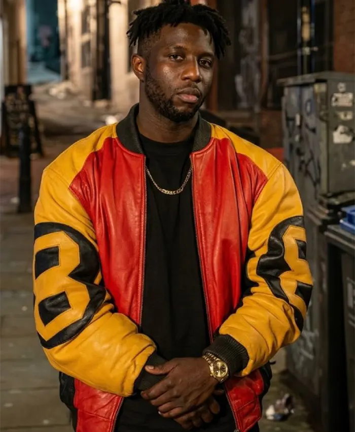 Power Book III S05 Joey Bada$$ 8 Ball Leather Jacket