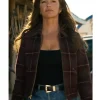 Quinn O’Grady TV Series Ransom Canyon 2026 Minka Kelly Wool Plaid Jacket