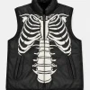 RARE Vilanto Skeleton Leather Vest
