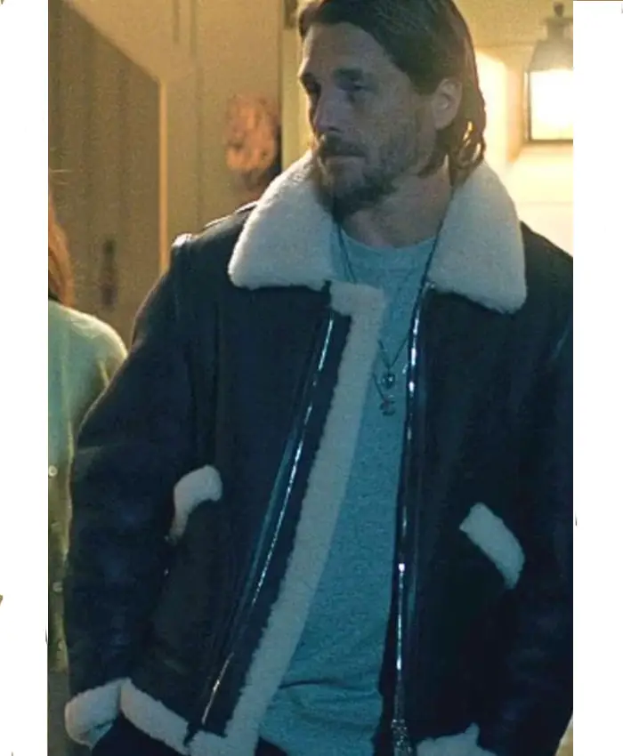 Ransom Canyon S02 Ben Robson Shearling Leather Jacket