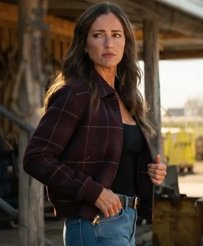 Ransom Canyon S02 Quinn O’Grady Plaid Jacket
