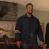 Reacher S04 Alan Ritchson Navy Blue Cotton Jacket