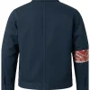 Reacher S04 Alan Ritchson Navy Blue Cotton Jacket Back