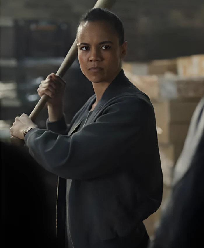 Reacher S04 Maria Sten Bomber Jacket