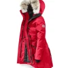 Red-Canada-Goose-hooded-Jacket-With-Fur