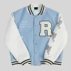 Revenge Skull Blue Varsity Jacket