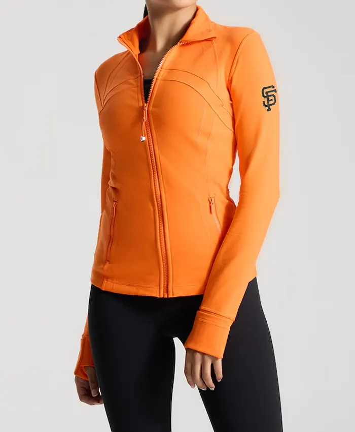 San-Francisco-Giants-Womens-Orange-Lululemon-Jacket