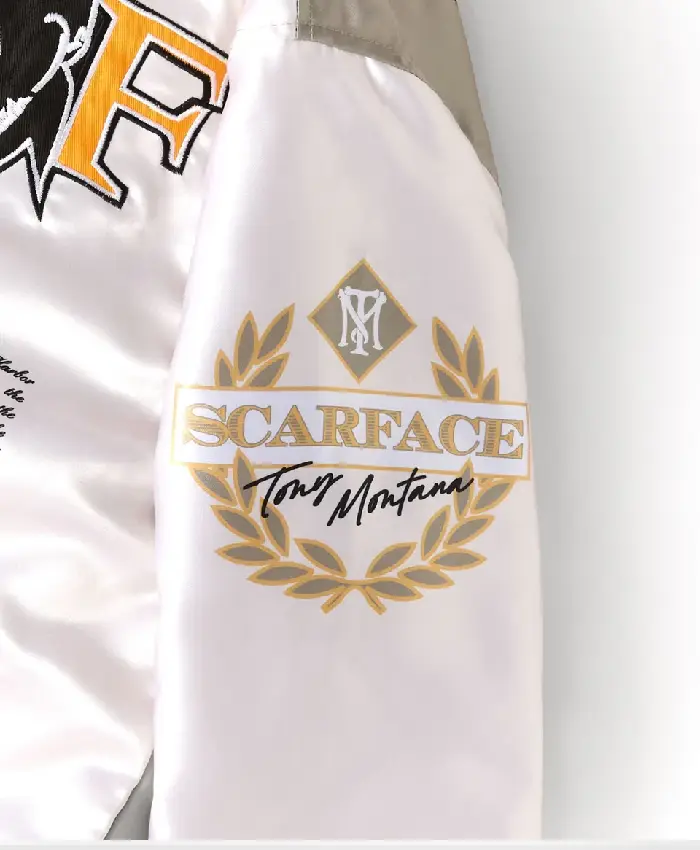 Scarface Wool Letterman Varsity Jacket