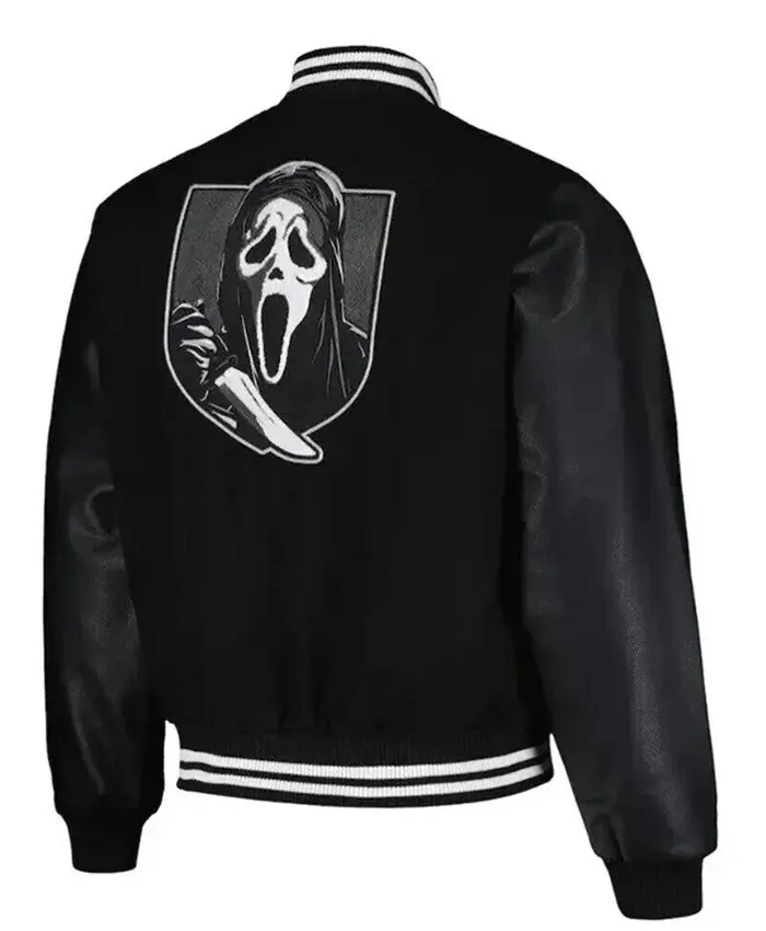 Scream Ghostface Varsity Jacket Back