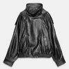 Shop-Womens-Zara-Black-Leather-Bomber-Jacket-Viral-Trending