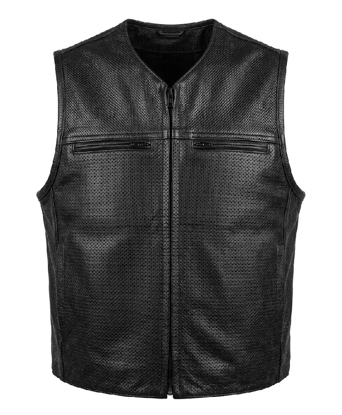 Shop Premium Perforated Snakeskin Embossed Cali Cut Vest For Sale