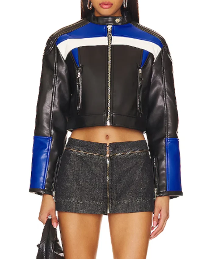 Sophie Cunningham LIONESS Nueve Biker Jacket Front