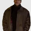 Spence Moore TV Series Power Origins 2026 Ghost St Patrick Brown Leather Jacket
