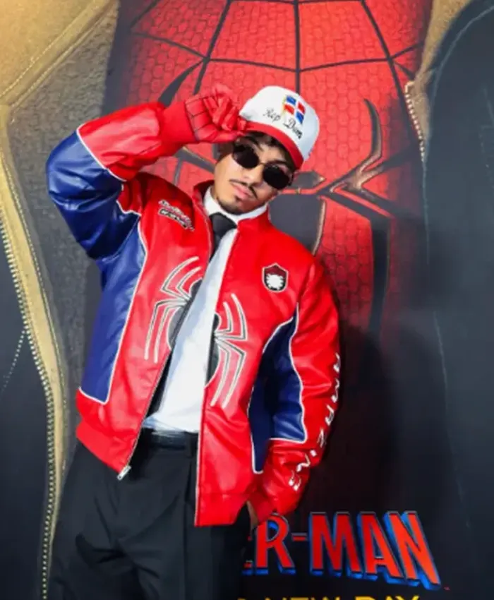 Spider-Man Brand New Day Premiere 2026 Cristian Andres Leather Moto Jacket For Sale