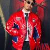 Spider-Man Brand New Day Premiere 2026 Cristian Andres Leather Moto Jacket Front