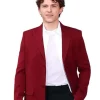 Spider-Man Brand New Day Press Tour Tom Holland Red Blazer Front