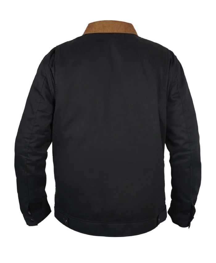 Peter Parker Spider-Man Brand New Day 2026 black cotton jacket with buttoned closure