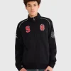Marvel Aeropostale Spider-Man Zip-Up Black Fleece Track Jacket For Men and Women