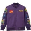 Spider-Man Retro Purple Bomber Jacket