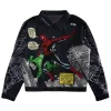 Spider-Man Webs Concrete Raw Denim Jacket