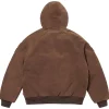 Spring Summer 2026 Supreme Vanson Leather Bomber Hooded Work Jacket