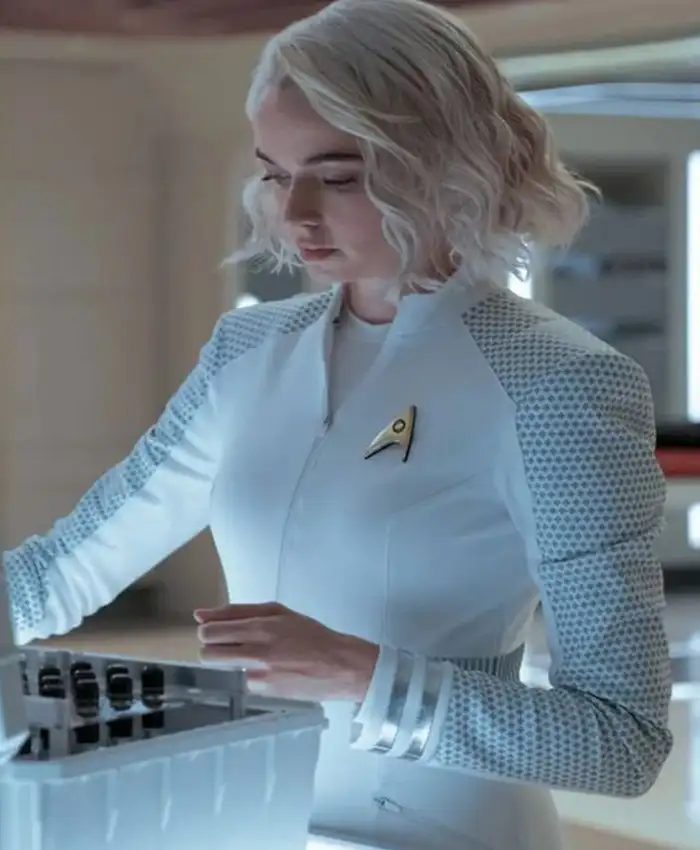 Star Trek Strange New Worlds Christine Chapel White Jacket Front