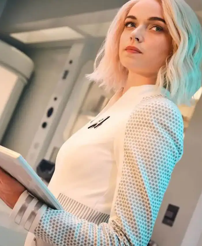 Star Trek Strange New Worlds Christine Chapel White Jacket Side