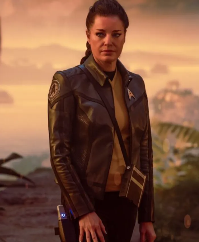 Star Trek Strange New Worlds S04 Rebecca Romijn Leather Jacket