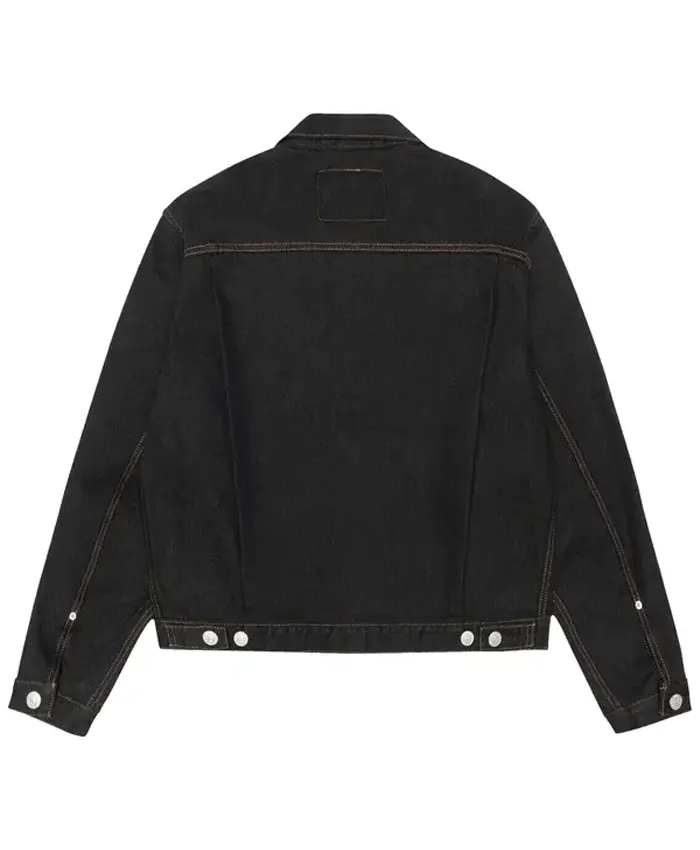 Stussy-x-Levis-Crispy-Rinse-Black-Denim-Trucker-Jacket-Back