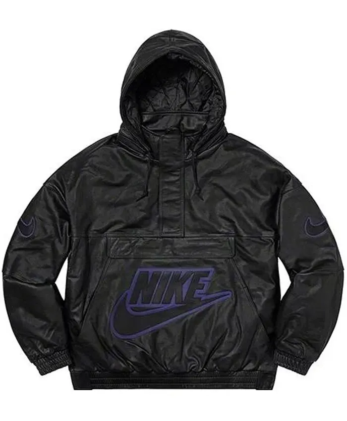 Supreme-Nike-Black-Leather-Anorak