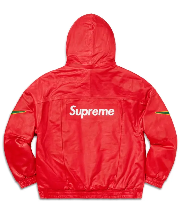 Supreme-Nike-Leather-Anorak-Red