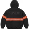 Supreme-Reflective-Stripe-Hooded-Work-Jacket-Black
