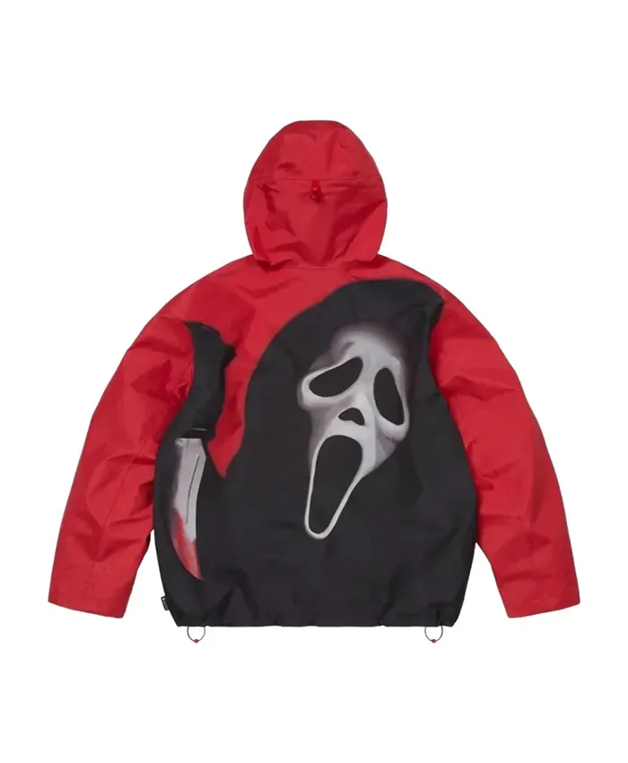 Supreme X Ghost Face Gore-Tex Red Shell Jacket