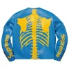 Supreme X Vanson Leather Bones Jacket Blue Back