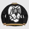 Supreme x Bone Letterman Varsity Jacket Black Back