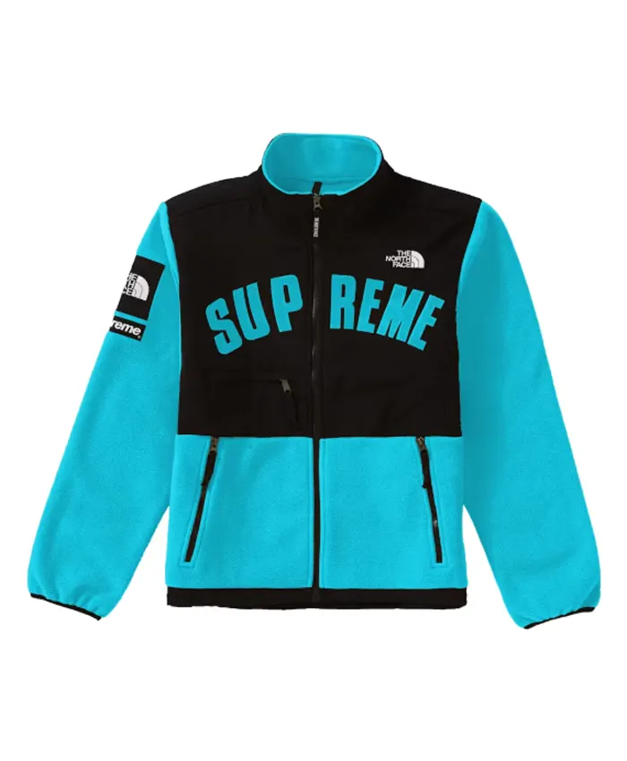Supreme x The North Face Arc Logo Fleece Jacket Blue