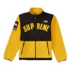 Supreme x The North Face Arc Logo Fleece Jacket Yellow