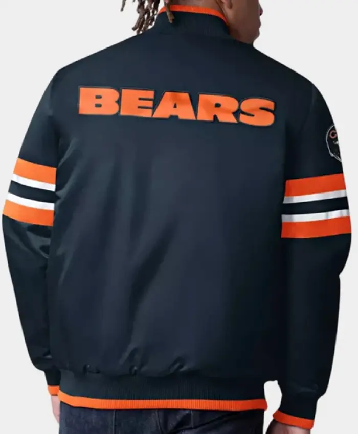 Target Chicago Bears Starter Bomber Jacket Back