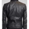 Taylor Swift Rick Owens Biker Leather Jacket Back