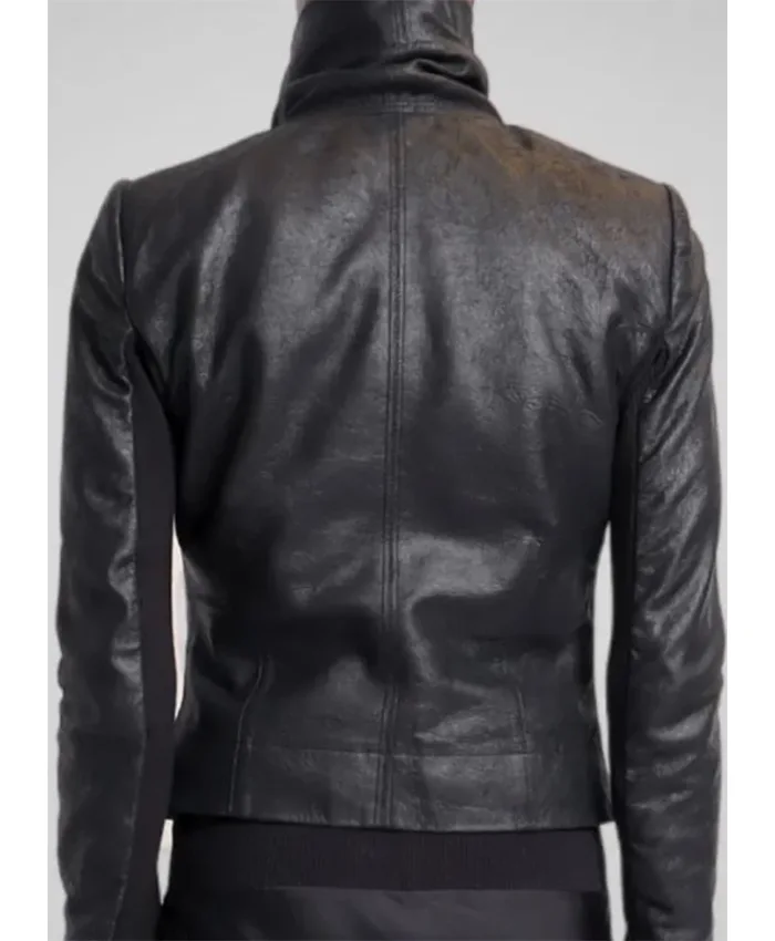 Taylor Swift Rick Owens Biker Leather Jacket Back