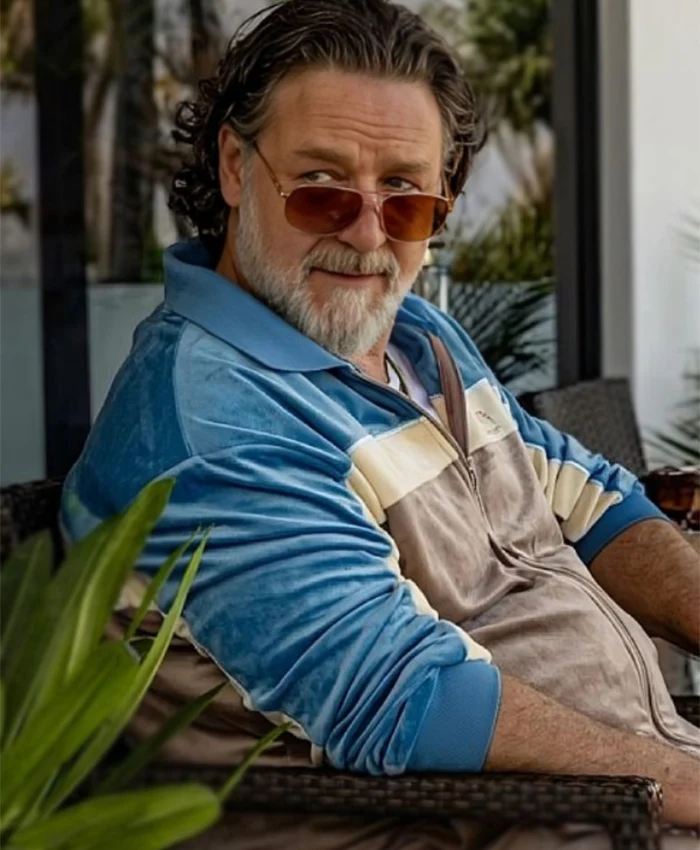 The Get Out Russell Crowe Colorblock Track Jacket