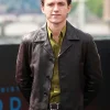 The Odyssey Promotion 2026 Tom Holland Leather Jacket